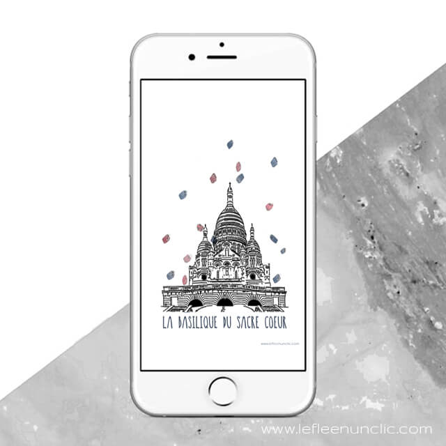 le Sacré Coeur, Paris, monument parisien, FLE, le FLE en un 'clic', fond d'écran