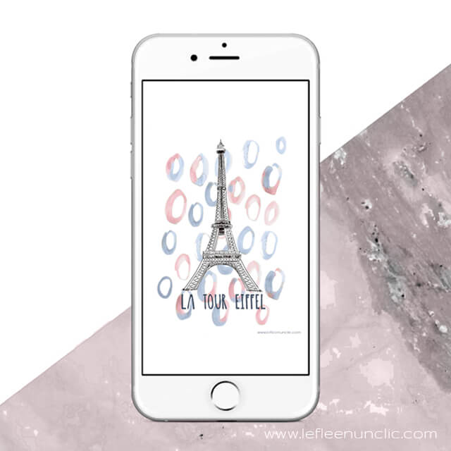 La tour Eiffel, monument français, fond d'écran, FLE, le FLE en un 'clic'