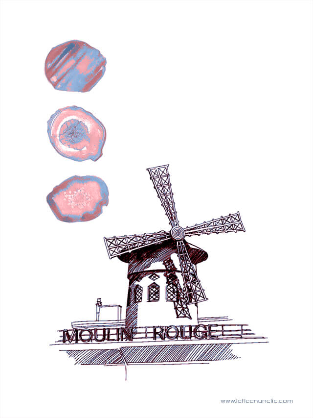 le moulin rouge, Paris, FLE, le FLE en un 'clic'