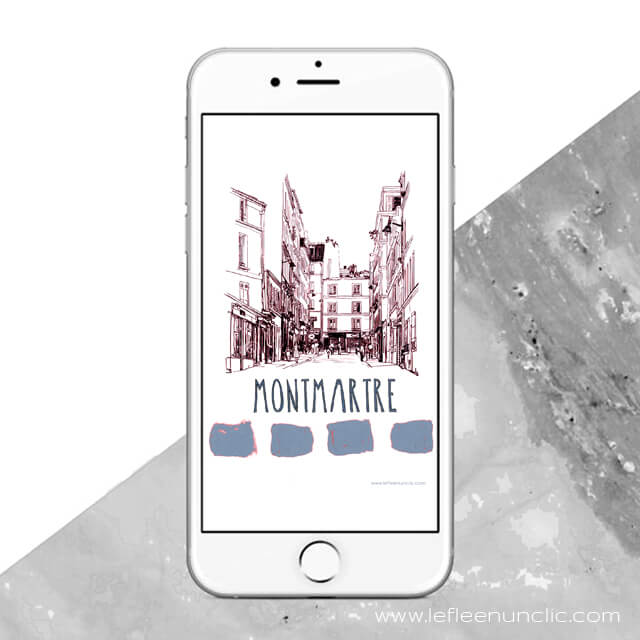 Montmartre, Paris, fond d'écran, FLE, le FLE en un 'clic'