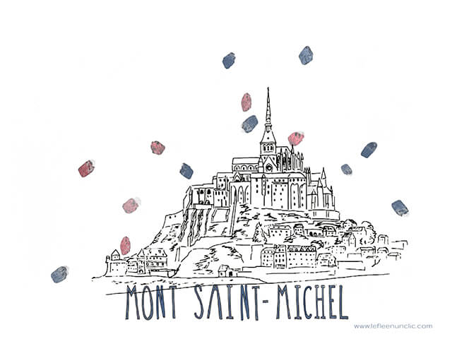 Mont Saint-Michel, histoire du Mont Saint-Michel, France, FLE, le FLE en un 'clic'