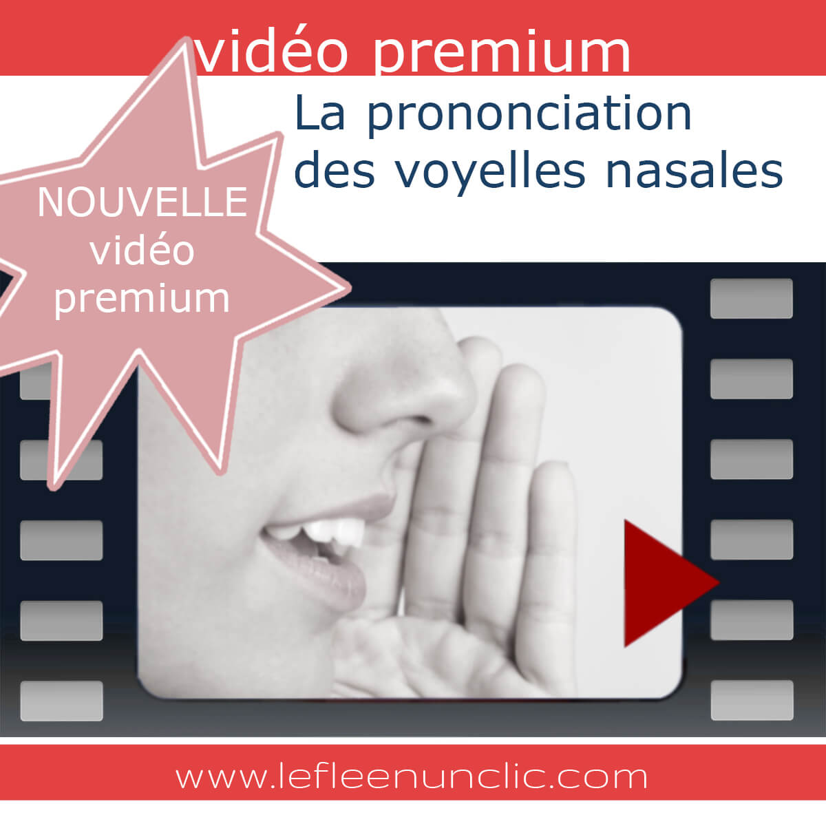 vidéo premium, prononciation, prononciation française, les voyelles nasales, FLE, le FLE en un 'clic'