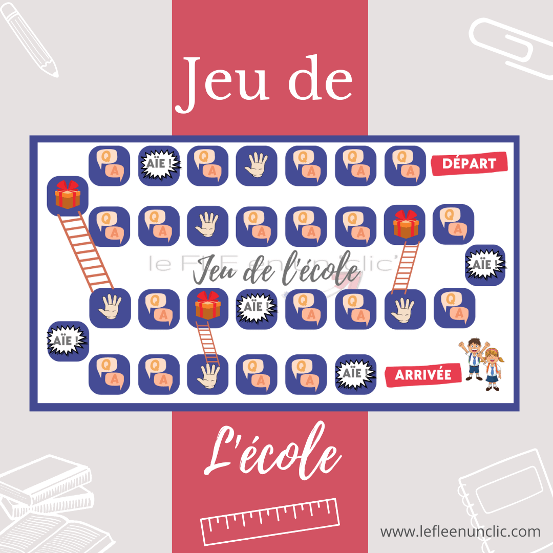 Jeu De L cole Le FLE En Un clic 