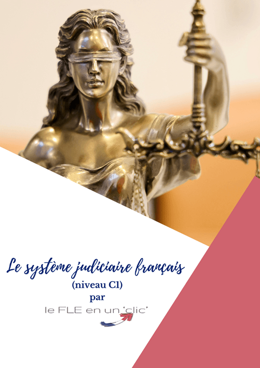 système judiciaire français, niveau C1, affaire Lyhanna, FLE, le FLE en un 'clic', compréhension orale, expression orale, production écrite