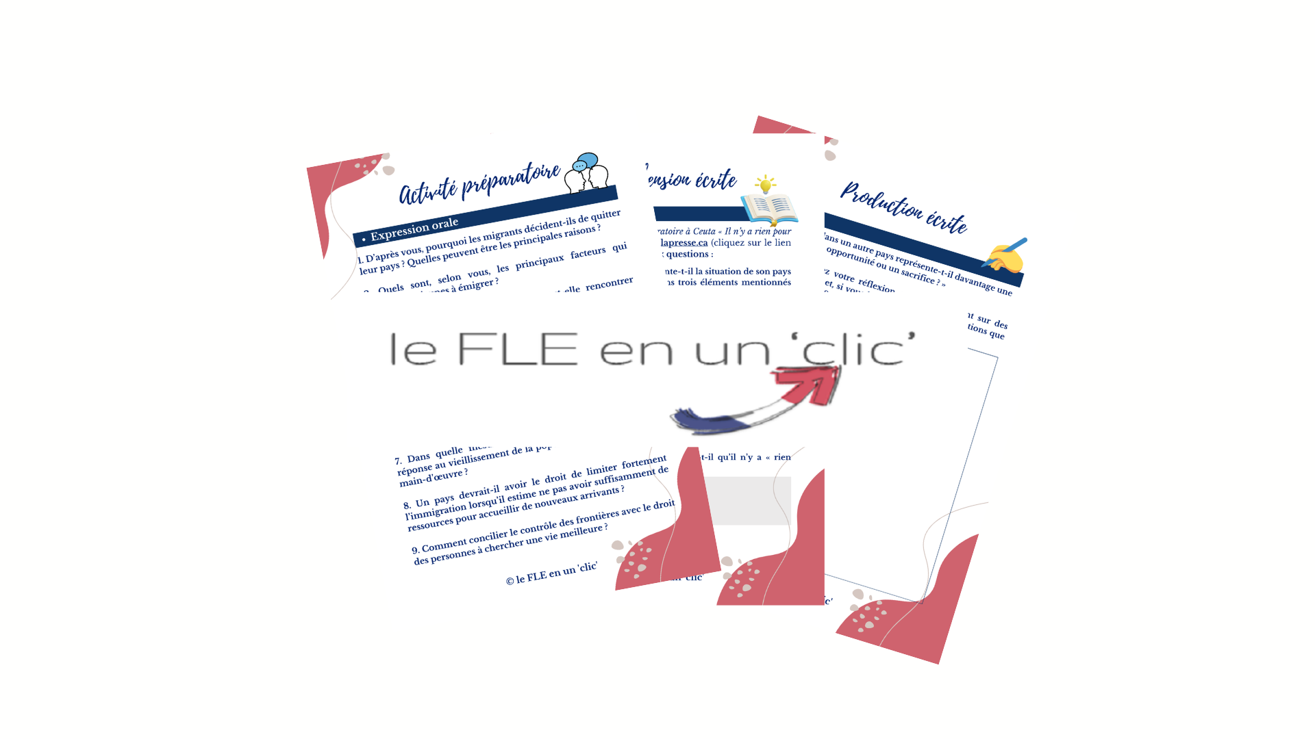 FLE, niveau C1, le FLE en un 'clic', crise migratoire